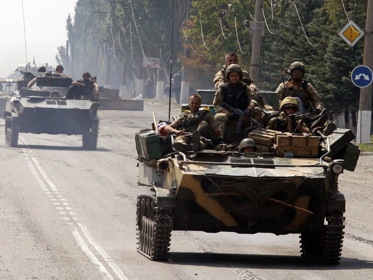 Russia denies providing weapons to militia in eastern Ukraine - ảnh 1