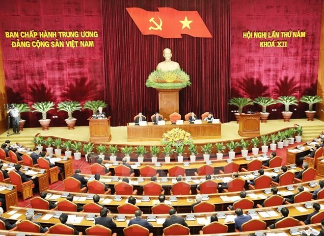 Second working day of Party Central Committee’s fifth plenum - ảnh 1