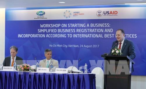 APEC workshop discusses simplifying business registration procedures - ảnh 1