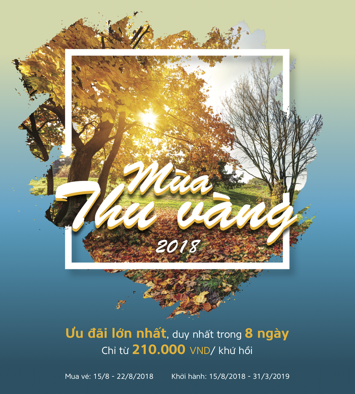 Vietnam Airlines launches “Golden Autumn 2018” program - ảnh 1