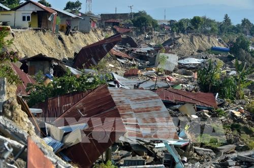 Search for victims of Indonesia disaster extended; three dead in Java quake - ảnh 1