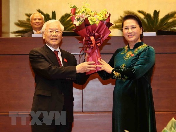 Foreign leaders congratulate President Nguyen Phu Trong - ảnh 1