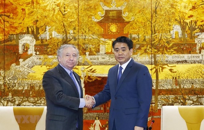 Hanoi leader thanks FIA President for helping with F1 race - ảnh 1