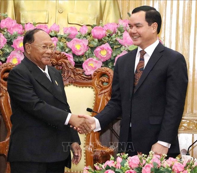 Top Cambodian legislator visits Ha Nam province - ảnh 1