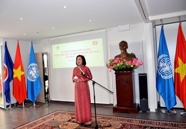 Vietnamese diplomatic mission in Geneva celebrates National Day - ảnh 1