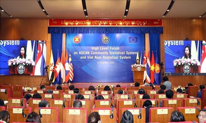 Forum of ASEAN Community Statistical System held - ảnh 1