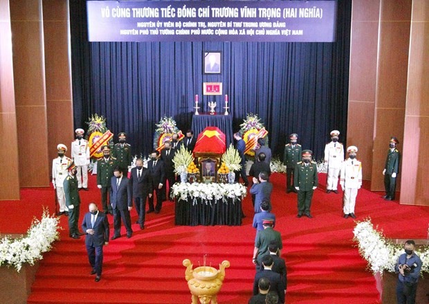 Ceremony held to pay last respect to former Deputy PM Truong Vinh Trong - ảnh 1