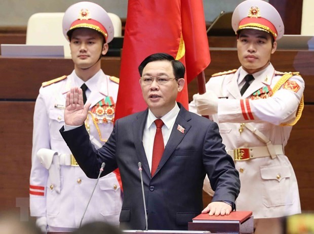 Cambodian NA President congratulates new Vietnamese NA Chairman - ảnh 1