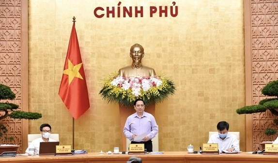 PM chairs Government meeting on law building - ảnh 1