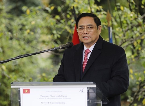 PM Pham Minh Chinh arrives in Hanoi, concluding Europe working trip - ảnh 1