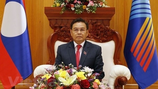 Laos top legislator to visit Vietnam - ảnh 1