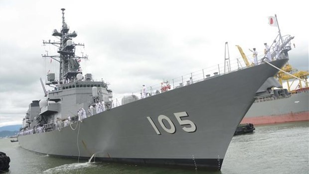Training ships from Japan Maritime Self-Defence Force visit Da Nang - ảnh 1