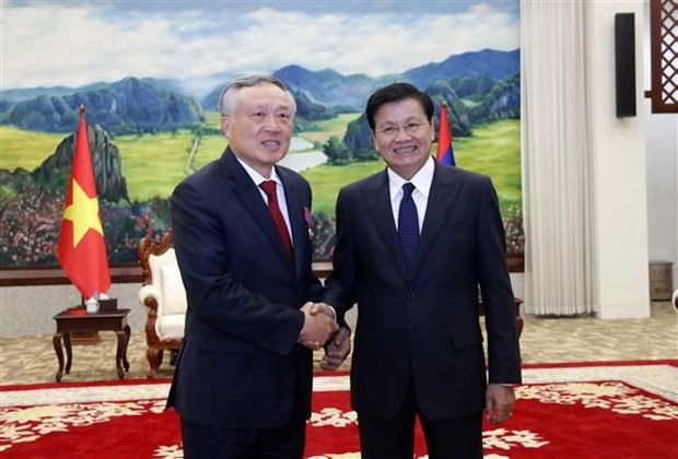 Chief Justice of Supreme People’s Court of Vietnam pays courtesy calls on Lao leaders - ảnh 1