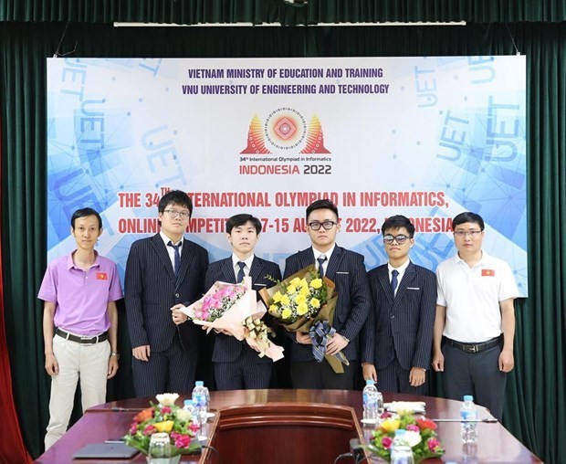 Vietnam team claim four medals at Int’l Informatics Olympiad - ảnh 1