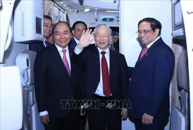 Party leader Nguyen Phu Trong wraps up China visit - ảnh 1