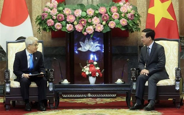 President welcomes leader of Japanese House of Councillors - ảnh 1