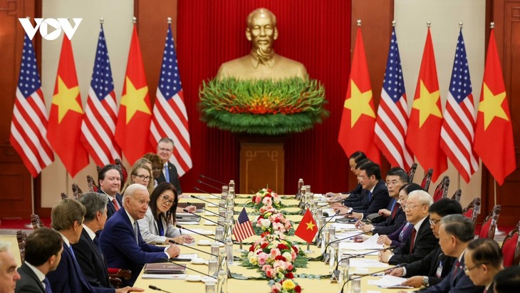 Vietnam and US lift ties to comprehensive strategic partnership - ảnh 1