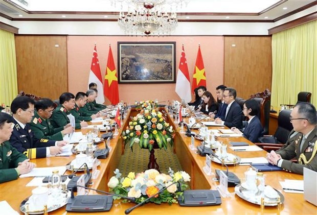 Vietnam, Singapore hold 14th defence policy dialogue - ảnh 1