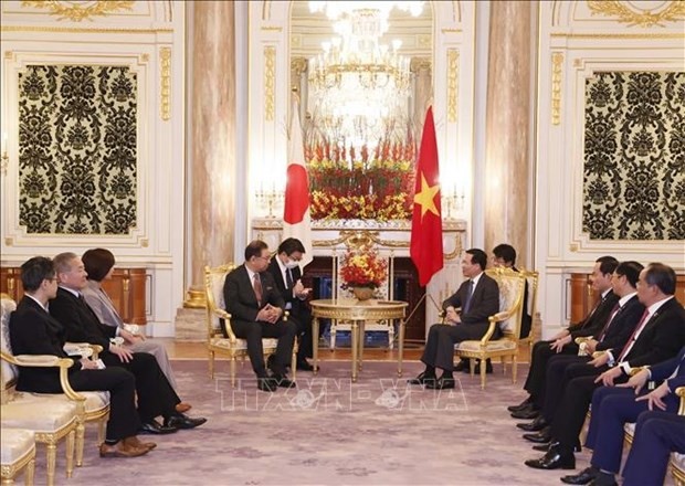 President Vo Van Thuong hosts leaders of Japanese parties, parliamentarians - ảnh 3
