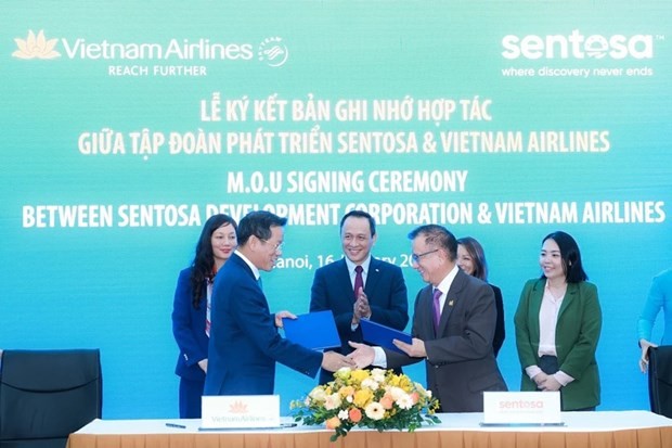 Vietnam Airlines, Singapore unveil tourism partnership initiative - ảnh 1