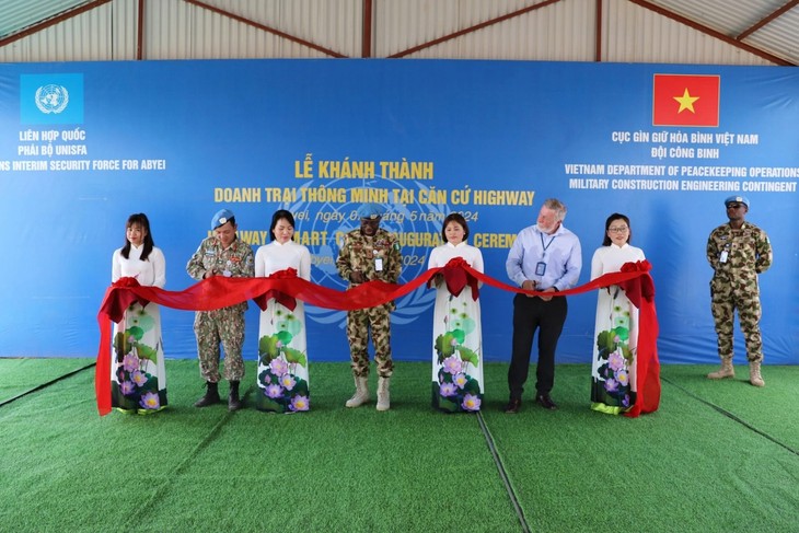 Vietnamese peacekeepers inaugurate smart camp in Abyei - ảnh 1