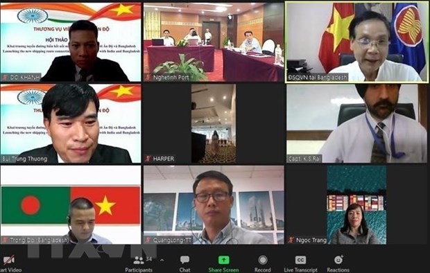 Khai trương tuyến tàu biển kết nối miền Trung Việt Nam và Ấn Độ - ảnh 1