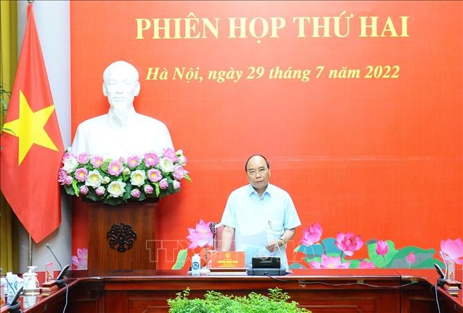 Chủ tịch nước chủ trì Phiên họp thứ hai Hội đồng Quốc phòng và An ninh nhiệm kỳ 2021 – 2026 - ảnh 1