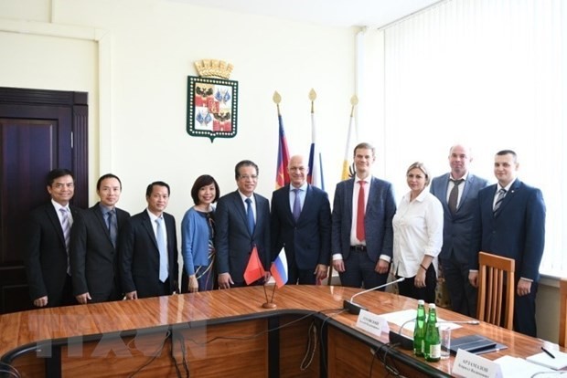 Đại sứ Việt Nam tại LB Nga thăm làm việc tại tỉnh Krasnodar - ảnh 1