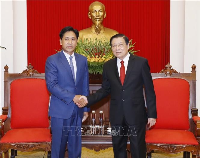 Việt Nam - Lào tăng cường hợp tác trong lĩnh vực tư pháp, pháp luật - ảnh 1