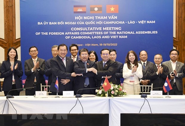 Tăng cường quan hệ hợp tác giữa Quốc hội Việt Nam - Lào - Campuchia - ảnh 1