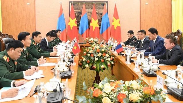 Thúc đẩy quan hệ hợp tác quốc phòng Việt Nam - Mông Cổ - ảnh 1