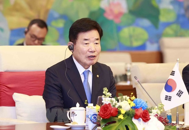 Chủ tịch Quốc hội Hàn Quốc Kim Jin Pyo kết thúc tốt đẹp chuyến thăm chính thức Việt Nam - ảnh 1