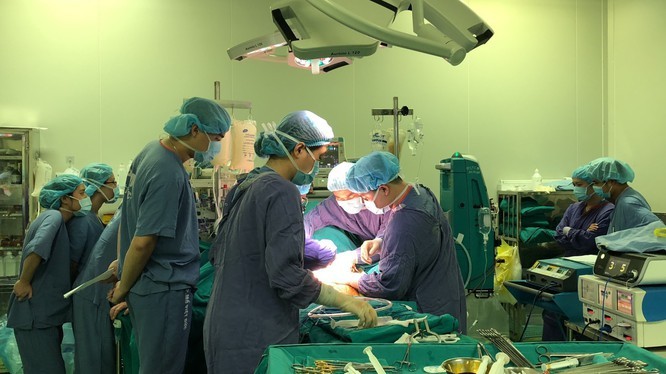 越南首次为一名患者同时进行肝肾移植手术 - ảnh 1