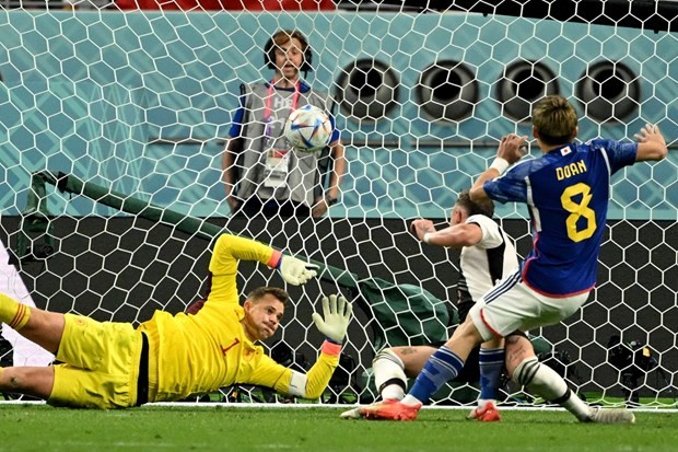 2022年世界杯E组：日本逆转战胜德国队 - ảnh 1