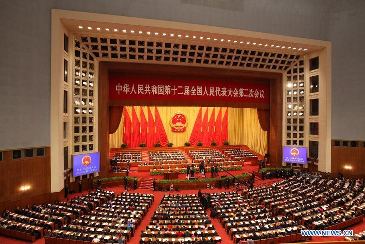 2nd session of China’s 12th National People’s Congress opens - ảnh 1