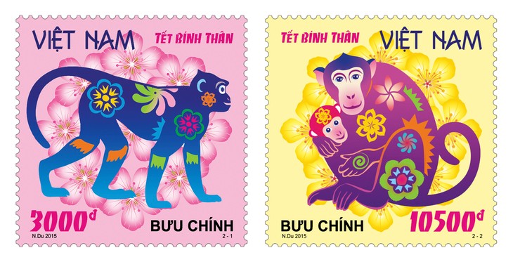 Vietnamese Tet’s cultural images through Tet stamp-set - ảnh 1