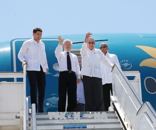 Party leader Nguyen Phu Trong wraps up State visit to Cuba - ảnh 1