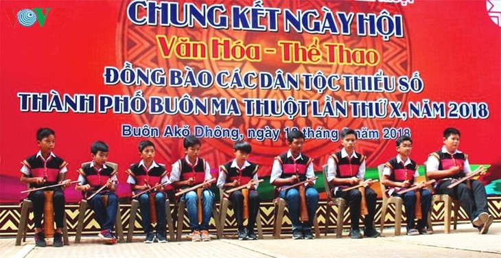 Gong performance promoted in M’Duk - ảnh 1