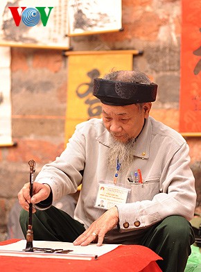 Arte de caligrafía en Vietnam - ảnh 11