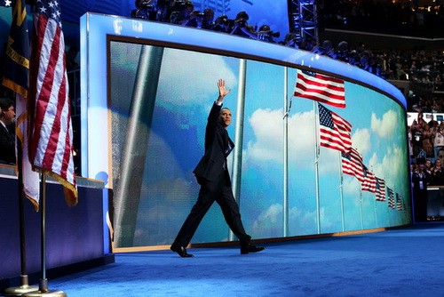 Barack Obama se presenta como candidato presidencial del Partido Demócrata   - ảnh 1
