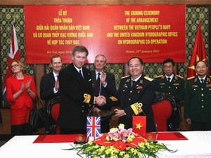 Más relación militar entre Vietnam y Reino Unido  - ảnh 1