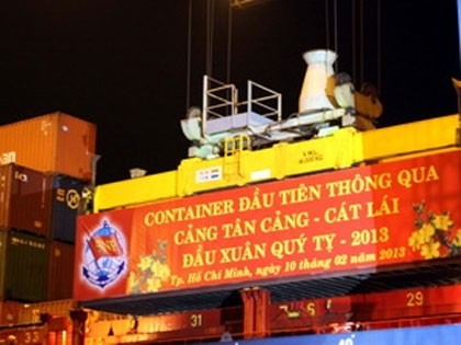 Estadista vietnamita visita Nuevo Puerto de Saigón - ảnh 1