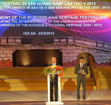 Se inaugura el Quinto Festival Patrimonial de Quang Nam - ảnh 1