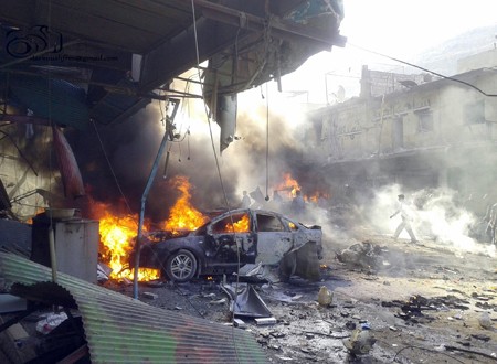 Nuevos bombardeos en Siria causan decenas de muertos   - ảnh 1