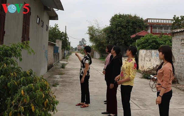 Tran Thi Hang, ardiente activista de la renovación rural en Hung Yen - ảnh 1