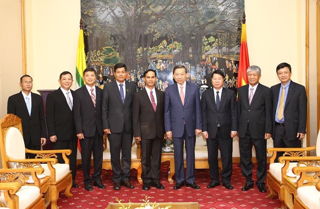 Vietnam y Myanmar por una mayor cooperación en seguridad  - ảnh 1