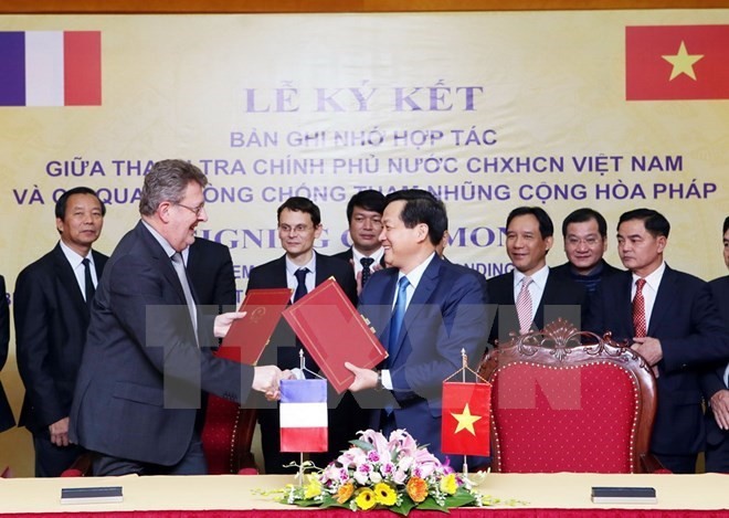 Vietnam y Francia fortalecen cooperación en la lucha anticorrupción  - ảnh 1