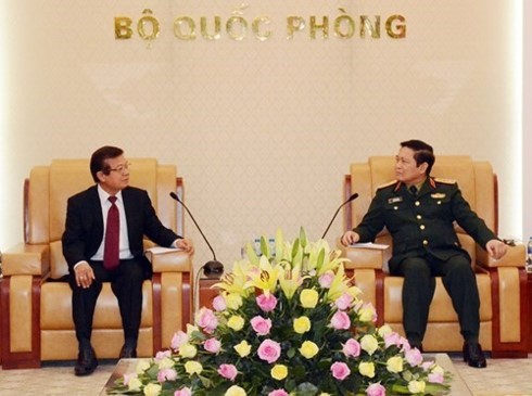 Vietnam y Camboya promueven la cooperación en defensa - ảnh 1