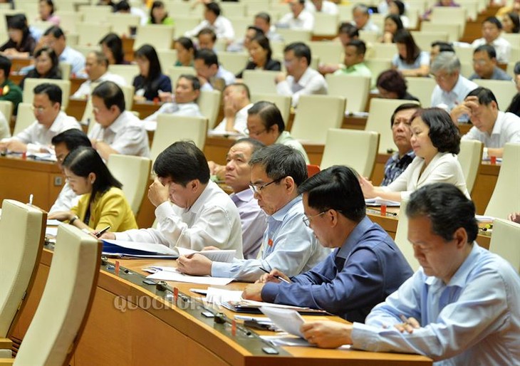 Parlamento vietnamita analiza los proyectos de Leyes de Cartografía y de Ganadería - ảnh 1