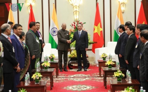 Presidente indio visita Da Nang  - ảnh 1